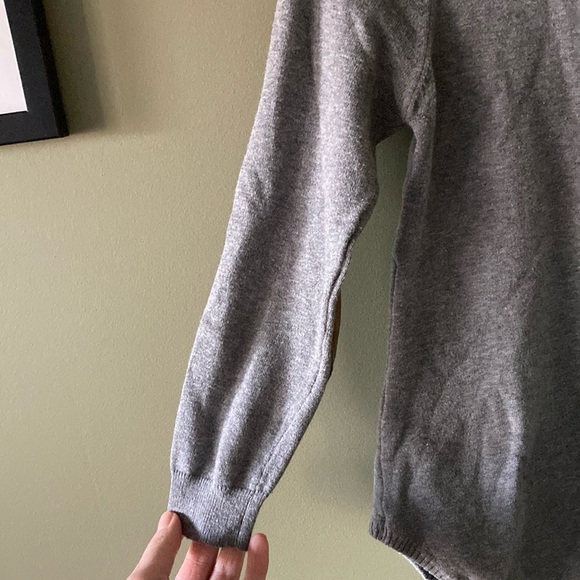 Zara Gray Crew Neck Sweater Soft Knit Relaxed Fit - Picture 5 of 11